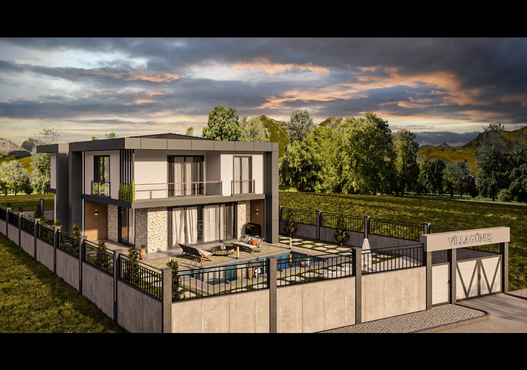 ŞİLE ÇAVUŞ MAH. 451 M² ARSA ÜZERİNDE 6+1 MÜSTAKİL HAVUZLU SATILIK VİLLA